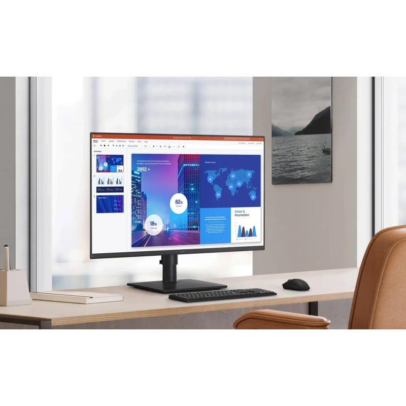 Samsung Монітор 27" S27D400 2*HDMI, DP, USB, IPS, 100Hz
