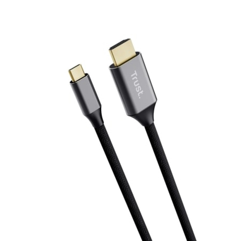 Trust Кабель Calyx USB-C to HDMI заряджання/синхронізації, чорний