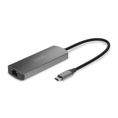 Digitus Набір відеоподовжувачів USB-C - HDMI, 4K/120 Гц, CAT6, 30м