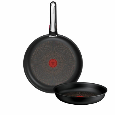 Tefal Набір посуду Tefal Ingenio Excellence+, 3 предмети, алюміній, нержавіюча сталь, бакеліт, чорний Tefal Набір посуду Tefal Ingenio Excellence+, 3 предмети, алюміній, нержавіюча сталь, бакеліт, чорний