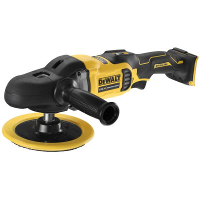 DeWALT Шліфмашина полірувальна акумуляторна DeWALT 18В 180мм 800-2200об/хв 1.9кг без АКБ та ЗП