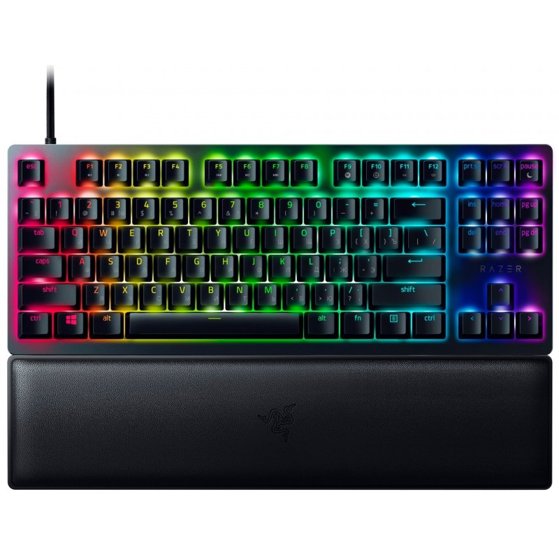 Razer Клавіатура ігрова Huntsman V2 Tenkeyless Purple Switch USB RU Black