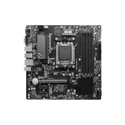 MSI Материнська плата PRO B650M-P sAM5 B650 4xDDR5 HDMI DP D-Sub mATX