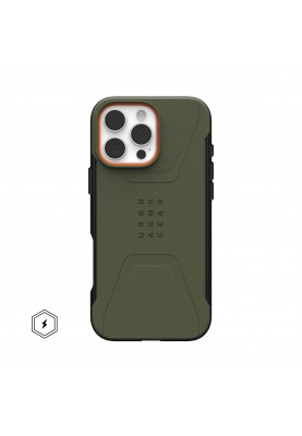 UAG Чохол для iPhone 16 Pro Max, Civilian Magsafe, Olive Drab