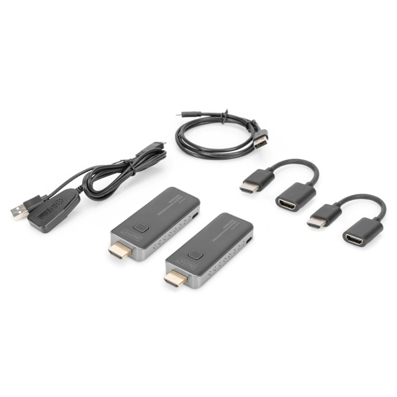 Digitus Система для презентацій Click & Present Mini - Wireless Collaboration System HDMI, 1xTX, 1xRX