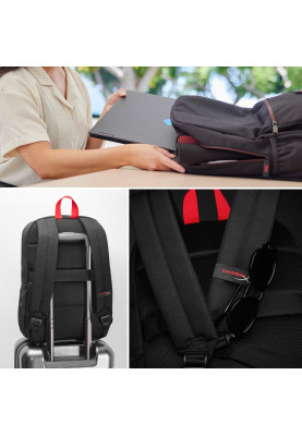 HyperX Рюкзак, Delta 16", чорний-червоний