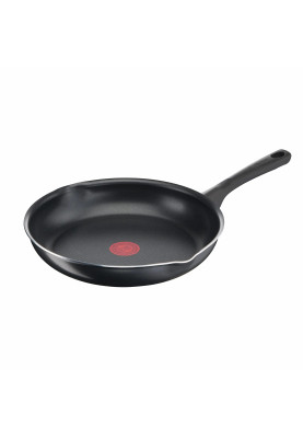 Tefal Сковорода з кришкою Day by Day, 28см, з кришкою, алюміній, бакеліт, скло, чорний