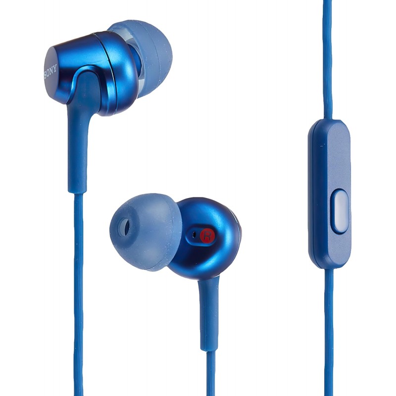 Sony Навушники MDR-EX255AP In-ear Mic Синій