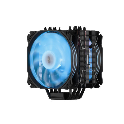 2E Gaming Процесорний кулер Air Cool AC120D6-ARGB, LGA1851, 1700, 1366, 1200, 115x, AM5, AM4, AM3, AM3+, AM2, AM2+, FM2, FM1, 4pin PWM, 3pin +5VARGB, TDP 200W