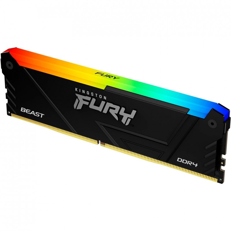 Kingston Пам'ять ПК DDR4 16GB 3200 FURY Beast RGB