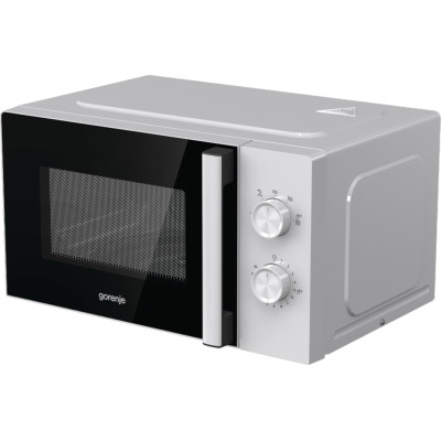 Gorenje Мікрохвільова піч, 20л, хутро. керув., 800Вт, білий