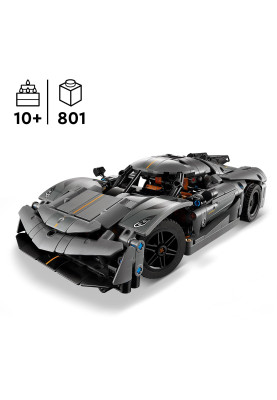 LEGO Конструктор Technic Koenigsegg Jesko Absolut — сірий гіперкар