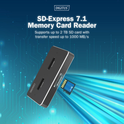 Digitus Док-станція USB-C > 2xSATA SSD/SD