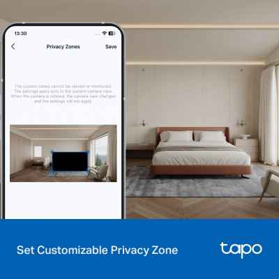 TP-Link IP-Камера Tapo C216 3MP N300 microSD motion detection. зовнішня/внутрішня, AI