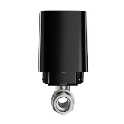 Ajax Розумний кульовий кран WaterStop 1" Jeweler, бездротовий, чорний