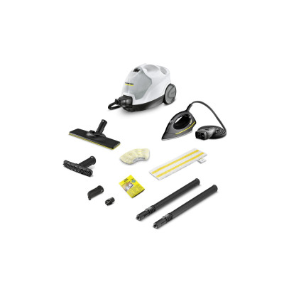 Karcher Пароочиститель SC 4 EasyFix Iron, 2000Вт, 800мл, 3.5Бар, утюг у компл, біло-чорний