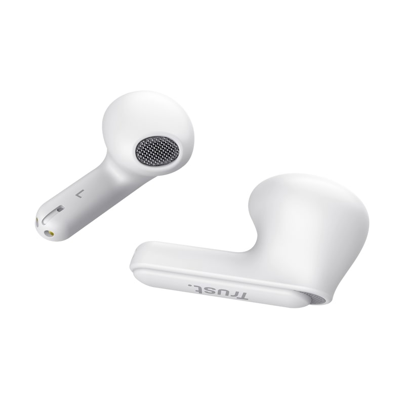 Trust Навушники TWS Yavi Earphones BT 5.3, ENC, SBC, Mic, Білий