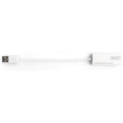 Digitus Адаптер USB 3.0 to Gigabit Ethernet, білий Digitus Адаптер USB 3.0 to Gigabit Ethernet, білий