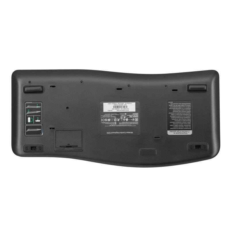 Microsoft Комплект Comfort Desktop 5050 125key, WL, EN/UKR/RU, Чорний