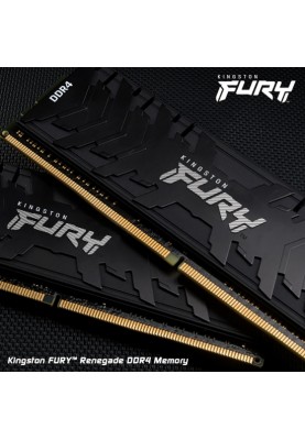 Kingston Пам'ять ПК DDR4 16GB 2666 FURY Renegade Чорний