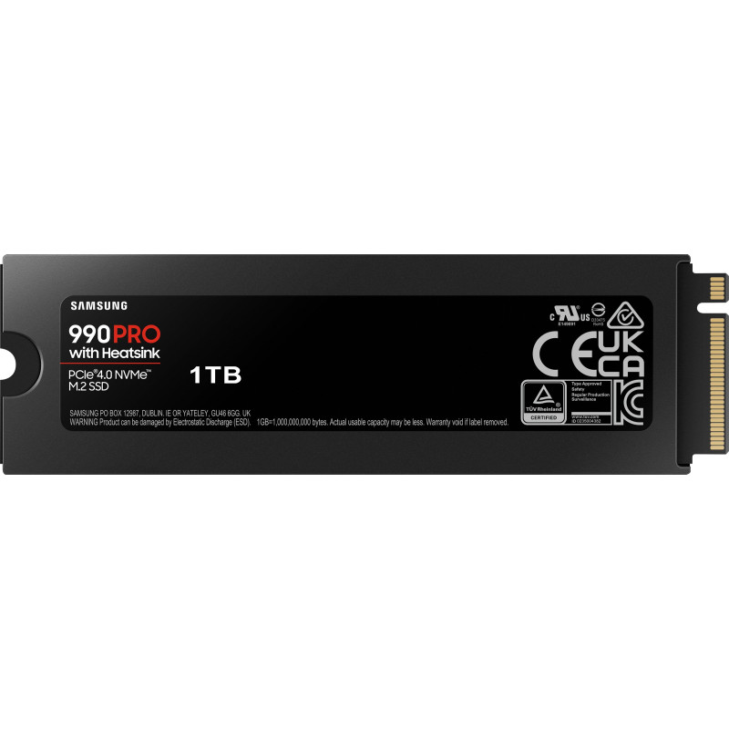Samsung Накопичувач SSD M.2 1TB PCIe 4.0 990PRO + радіатор