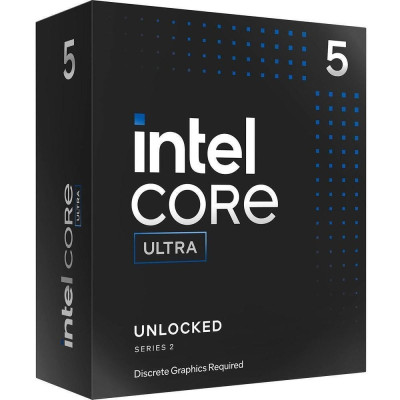 Intel Центральний процесор Core Ultra 5 245KF 14C/14T 4.2GHz 24Mb LGA1851 125W graphics Box
