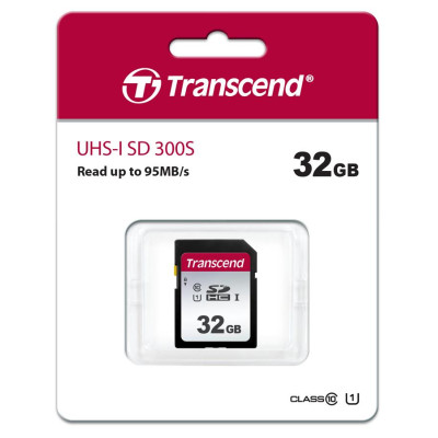 Transcend Карта пам'яті SD 32GB C10 UHS-I R100/W20MB/s