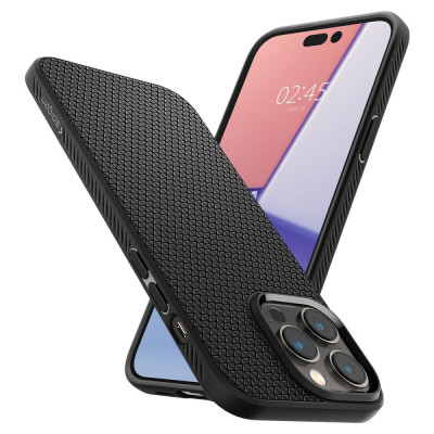 Spigen Чохол для Apple iPhone 14 Pro Liquid Air, Matte Black