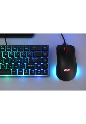 2E Gaming Миша MG350 WL, RGB USB Black