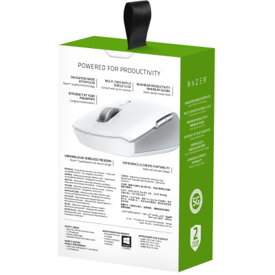 Razer Миша ігрова Pro Click Mini WL White