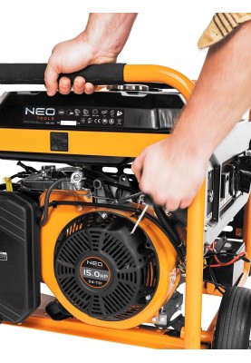 Neo Tools Генератор бензиновий 04-731, 6.0/6.5кВт, 1х12В та 2х230В (16А) та 1x230В(32А), бак 25л, 313г/кВтГ, 85 кг