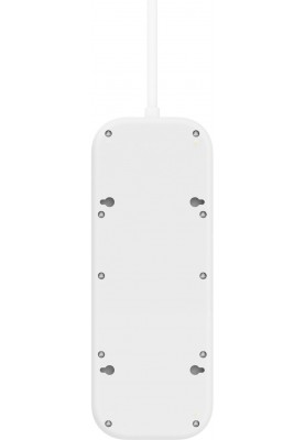Belkin Подовжувач-фільтр мережевий 6хТип F, 3x1.5мм кв, 16А, USB-A/USB-C 18Вт, з захистом від перенапруги, 2м, білий