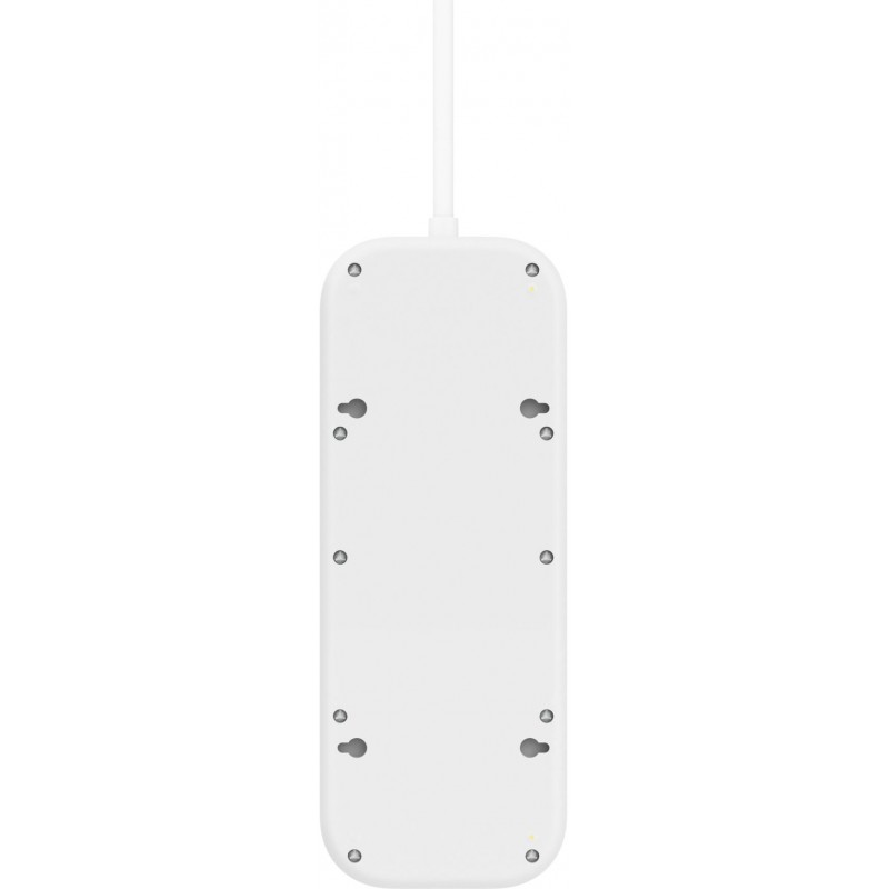 Belkin Подовжувач-фільтр мережевий 6хТип F, 3x1.5мм кв, 16А, USB-A/USB-C 18Вт, з захистом від перенапруги, 2м, білий