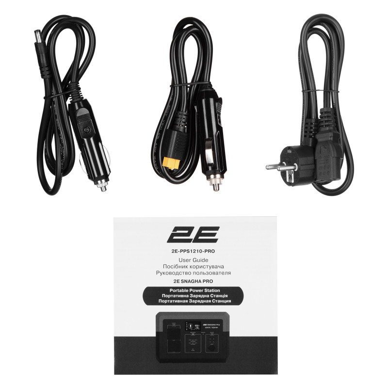 2E Портативна електростанція Snagha PRO, 1200 Вт, 1024 Вт/год, WiFi/BT, швидка зарядка