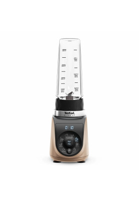 Tefal Блендер стаціонарний Blend UP, 1000Вт, чаша-700мл, тритан, чорно-золотистий