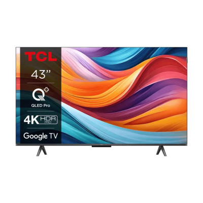 TCL Телевізор 43" QLED 4K 60Hz Smart Google TV Titan