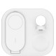 Belkin Зарядний пристрій бездротовий 3в1 Magnetic Foldable iPhone/Watch/AirPods, Qi2 15Вт, білий
