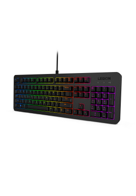 Lenovo Клавіатура мембранна Legion K300 104key, USB-A, EN/UKR, RGB, чорний
