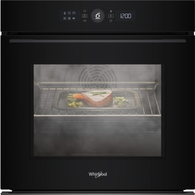 Whirlpool Духовий шафа Whirlpool електричний, 73л, A+, дисплей, конвекція, телескопічні напрямні, чорний