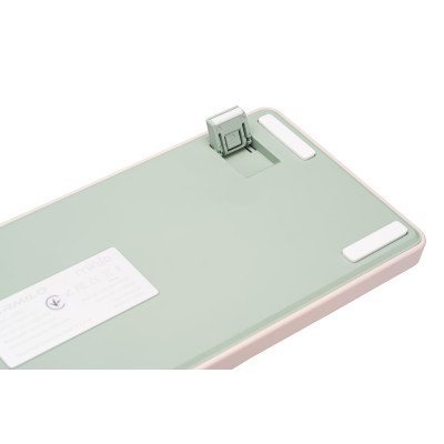 Varmilo Клавіатура механічна Minilo VXT67 Eucalyptus 67Key, Kailh Prestige Light , BT/WL/USB-A, Hot-Swap, EN, RGB, Рожевий