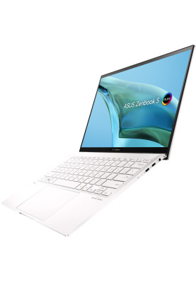 ASUS Ноутбук Zenbook S 13 UM5302LA-LV154 13.3" 2.8K OLED, AMD R7-7840U, 16GB, F1TB, UMA, noOS, Білий