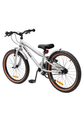 Miqilong Дитячий велосипед ST 20" срібний