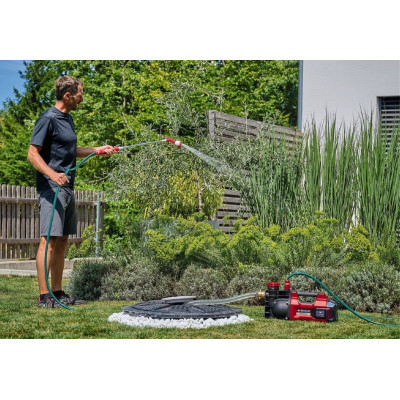 Einhell Насос відцентровий акумуляторний Professional AQUINNA 36/34, 36В(18В+18В) 3400л/год, вис. 37м, глиб. 6м режими ECO/BOOST, 4.2кг, без АКБ та ЗП
