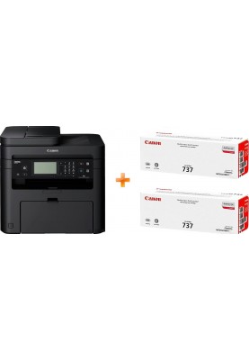 Canon i-SENSYS MF237w з Wi-Fi (бандл з 2 картриджами)