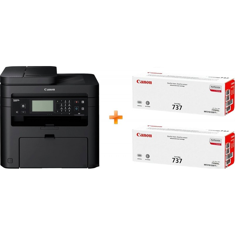 Canon i-SENSYS MF237w c Wi-Fi (бандл с 2 картриджами)