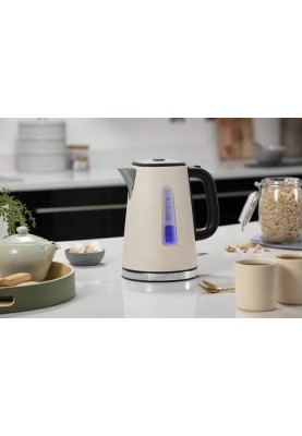 Russell Hobbs Електрочайник Luna Stone, 1.7л, метал, під камінь, бежевий