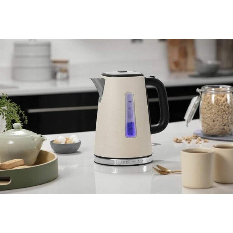 Russell Hobbs Електрочайник Luna Stone, 1.7л, метал, під камінь, бежевий