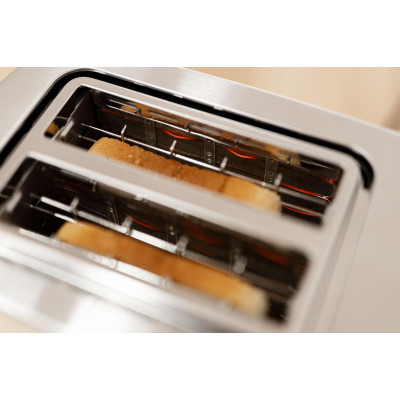 Gorenje Тостер 800Вт, підігрів, розморожування, пластик, сріблястий