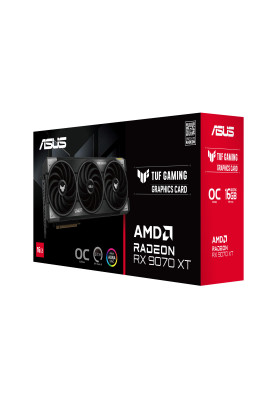 ASUS Відеокарта Radeon RX 9070 XT 16GB GDDR6 OC TUF-RX9070XT-O16G-GAMING