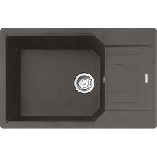 Franke Мийка кухонна Urban, фраграніт, прямокутник, з крилом, 780х500х220мм, чаша - 1, врізна, оборотна, UBG 611-78 XL, сірий сланець
